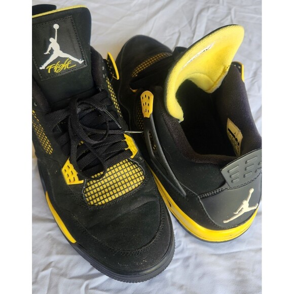 Jordan Air Jordan 4 Retro LS Thunder Black Yellow Men\'s Sneaker 308497-008 main image 7
